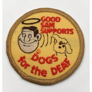 Good Sam RV Club Patch Supports Dogs for the Deaf Embroidered Travel Souvenir